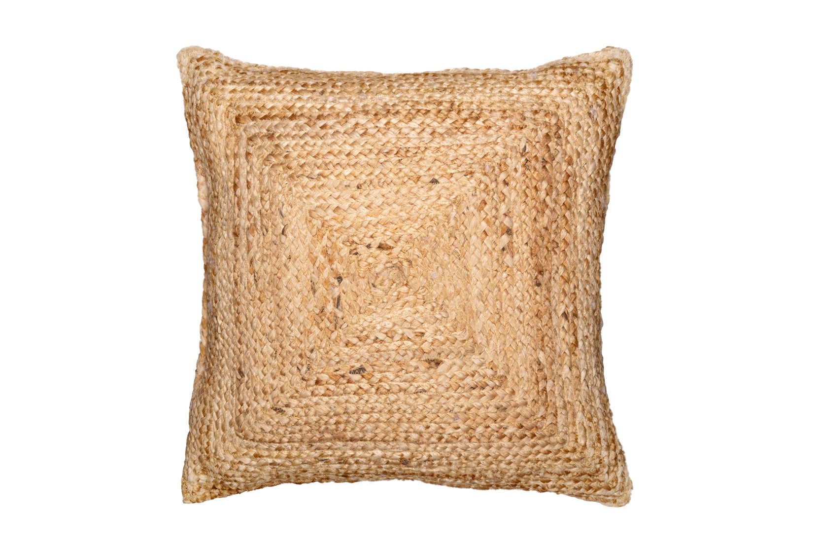Natural Cream Textured Cotton and Jute Cushion Cover Small or Large
