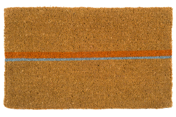 Coir Doormat with Stripes, 18'' x 30'' - Horizon - Revival™
