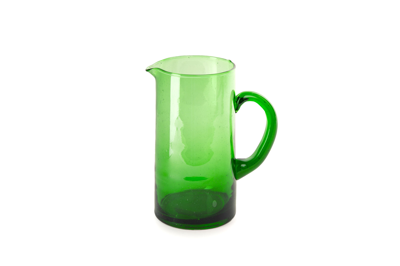 Moroccan Pitcher with handle in green KESSY