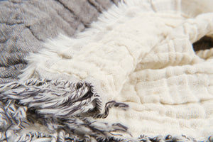 Turkish Cotton Throw - gray SAM