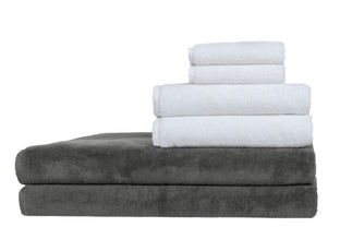 Organic 800-Gram Slate Grey Turkish Bath Towels
