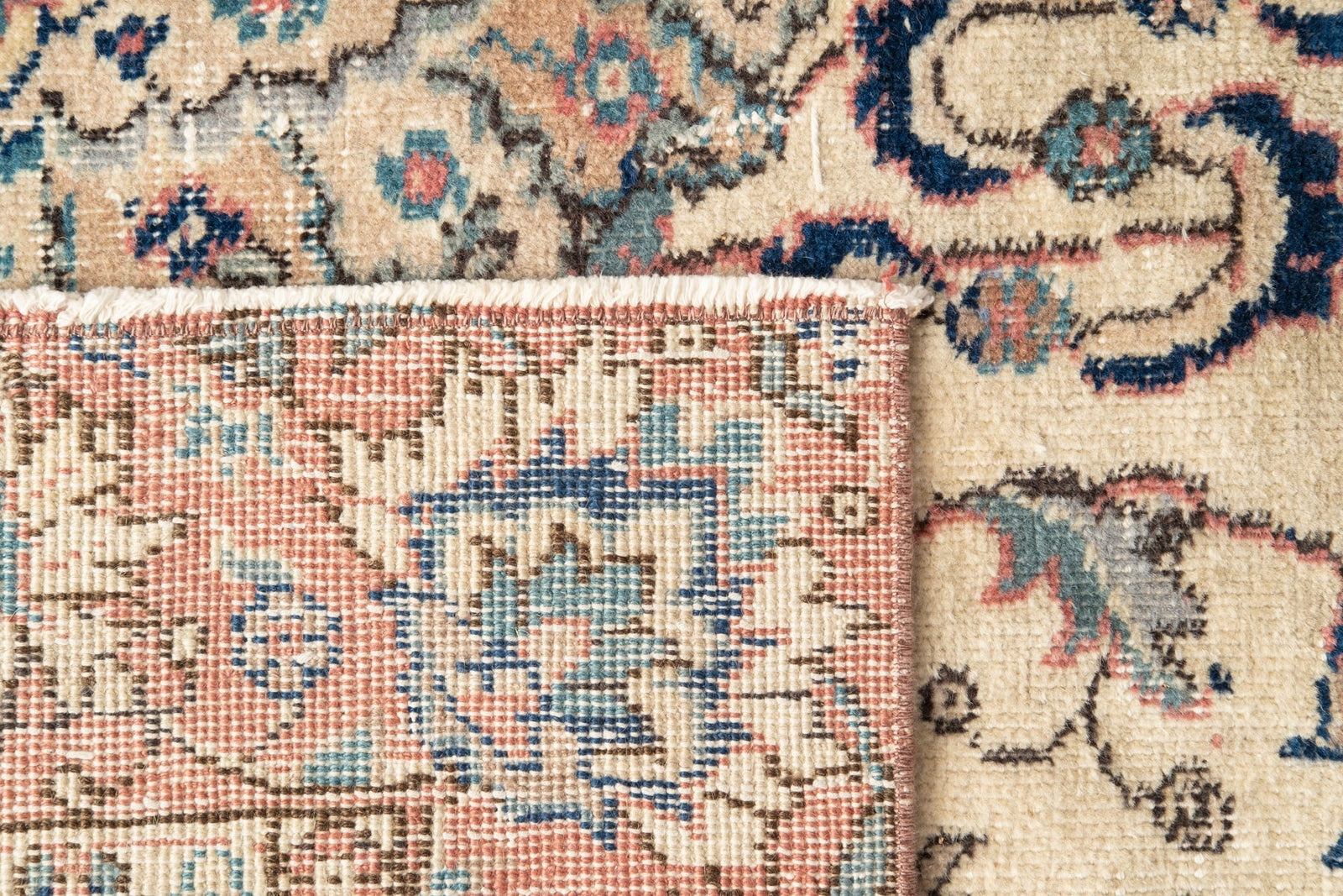 Vintage Persian Rug Damase